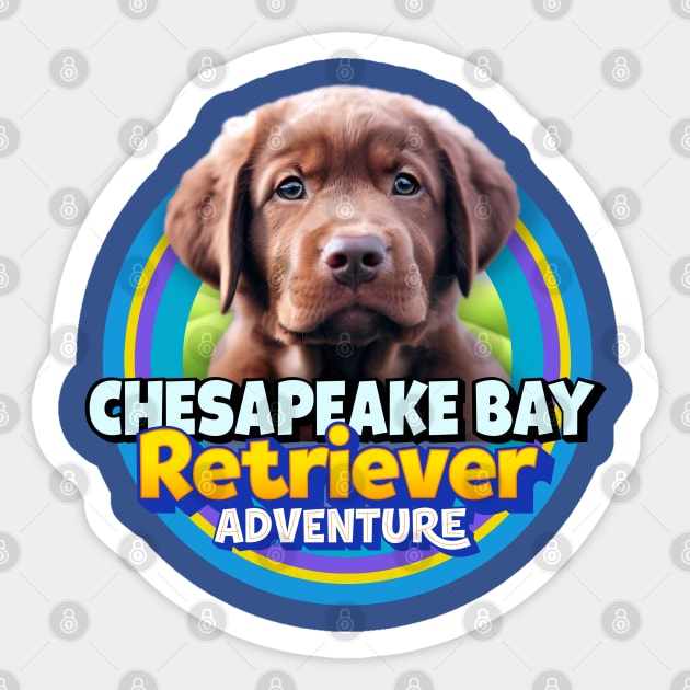 Chesapeake Bay Retriever Sticker by Puppy & cute